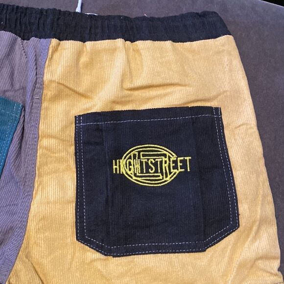 Men’s Shein Multicolor Corduroy Drawstring Pants Size M NWOT - Picture 9 of 10